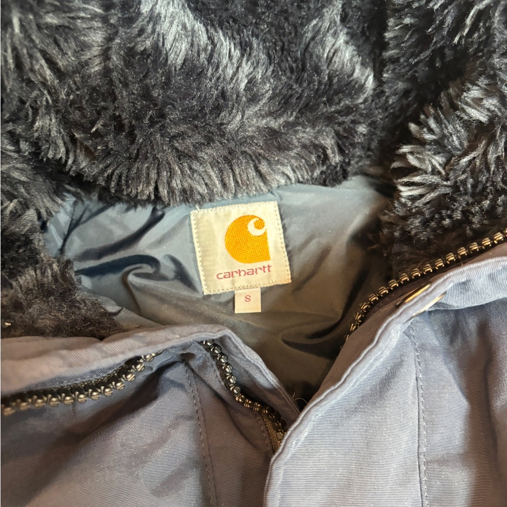 Carhartt Blue Puffer Jacket for Winter - Picture 3 of 3